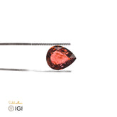 Natural Rubellite Tourmaline – Certified by IGI | 7.01 Carats | Report No. 612306120
